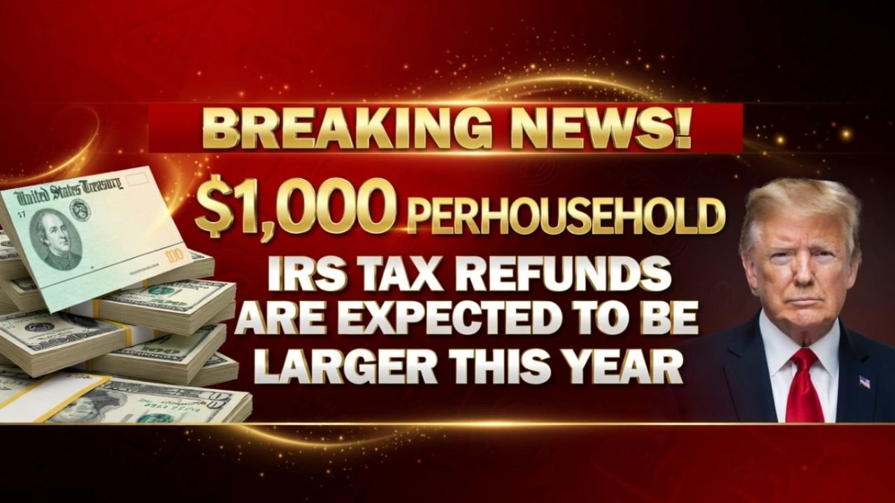 $1,000 IRS Tax Refunds Expected to Increase in 2026: What Households Need to Know