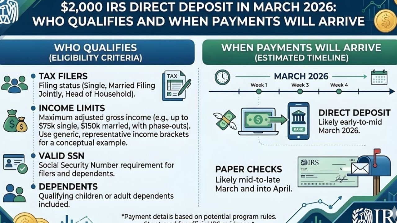 $2,000 IRS Payment in March 2026: Eligibility, Timeline, and What It Could Mean for You