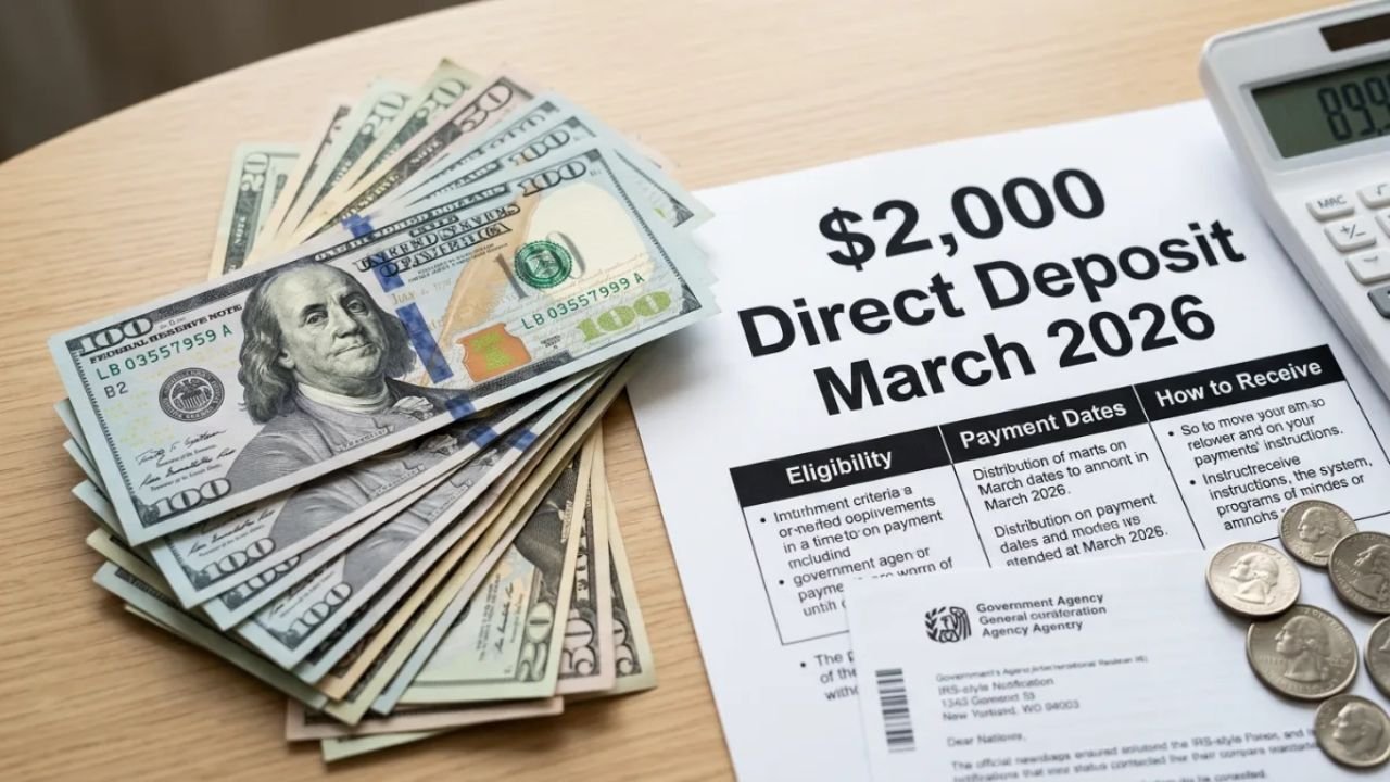 IRS $2,000 Direct Deposit March 2026: Truth, Eligibility Expectations, and What You Should Do Now