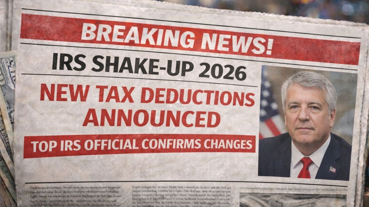 IRS CEO Frank Bisignano Announces Leadership Overhaul and New 2026 Tax Deductions