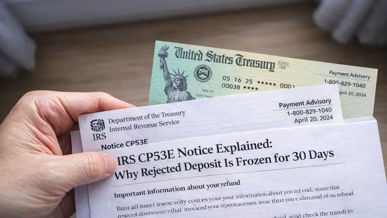 IRS CP53E Notice Explained: Why Your Tax Refund Is Delayed and How to Fix It