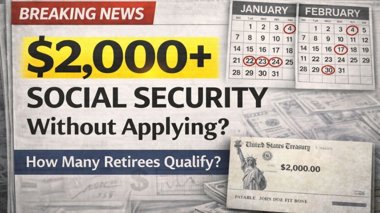 Social Security Over $2,000 a Month: How Many Retirees Qualify Without Applying